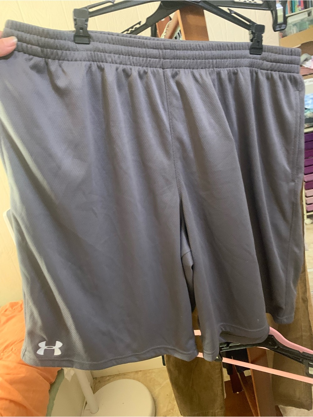 Under Armour Men's Dark Gray Athletic Training Shorts